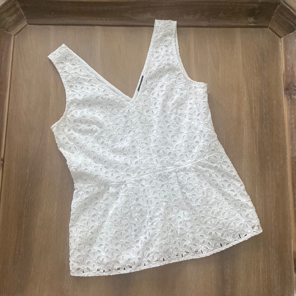 Ann Taylor Eyelet Top